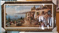 Гобеленова картина з люрексом "Морське узбережжя" (50 x 90 см) GB108