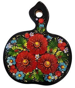 Дошка з петриківським розписом (18,5 x 15 x 1,5 см) TR0633
