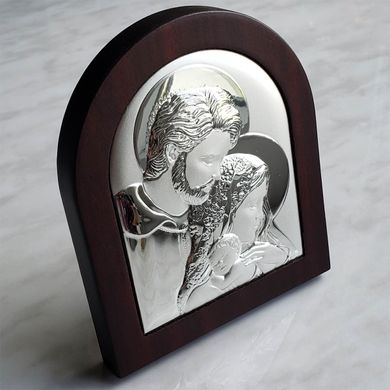 Икона серебряная Silver Axion "Святое Семейство" (11 x 13 см) EP3-188XBG/S