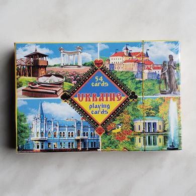Карты игральные "Виды Украины", укр./англ., 54 листа CUK-104-1