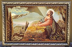 Икона из янтаря "Иисус на елеонской горе" (75 x 115 см) B057