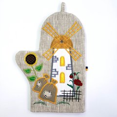Прихватка-рукавиця (17 x 24 см, льон) PRU0022