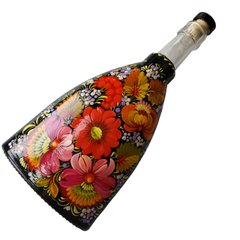 Бутылка с петриковской росписью (0,5 л) IS042