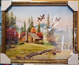 Картина-репродукция "Охотничий домик" (45 x 55 см) RP0175