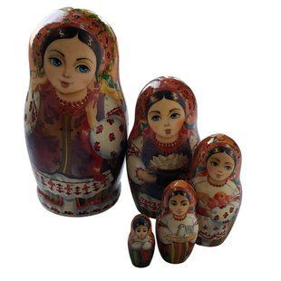 Матрешка "Украинка", 5 кукол (h-16 см) MU131