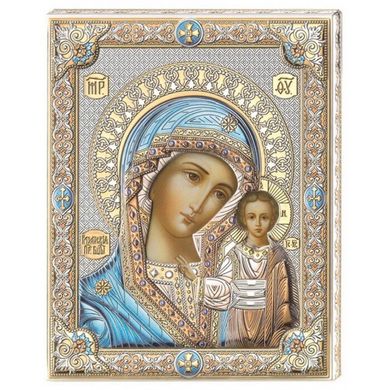 Икона серебряная Valenti Божья Матерь Казанская (24,5 x 31 см) 85302 7L
