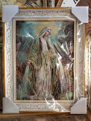 Гобеленова ікона з люрексом Непорочне зачаття Пресвятої Богородиці (38 x 48 см) B209