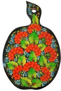 Доска с петриковской росписью (29 x 19 x 1,5 см) TR0424