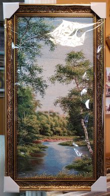 Гобеленова картина "Річка в лісі" (48 x 88 см) GB112