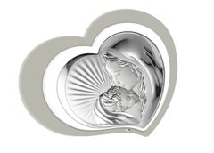 Икона серебряная Valenti Богоматерь с Младенцем (30 x 37,5 см) 81290 1L