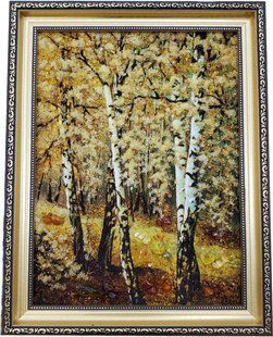 Картина із бурштину Природа (37 x 47 см) BK0002