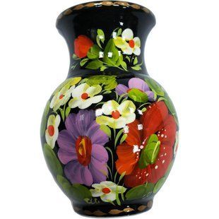 Магнит с петриковской росписью - Кувшин (5 x 7 x 2,5 см) SRM015