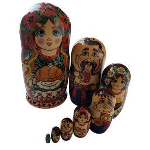 Матрешка "Украинка", 7 кукол (h-22 см) MU132