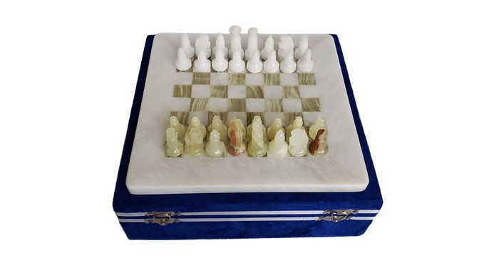 Шахматы из оникса (20,5 x 20,5 см) NO02