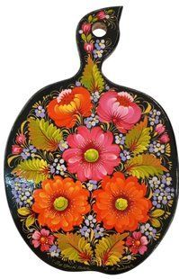 Дошка з петриківським розписом (29 x 19 x 1,5 см) TR0425