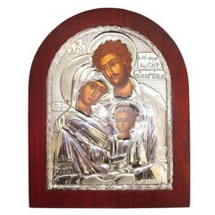 Икона посеребренная Святое Семейство (20 x 26 x 1,5 см) 466-1182