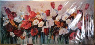 Картина-репродукція 3D "Цветы" (55 x 115 см) RP0172