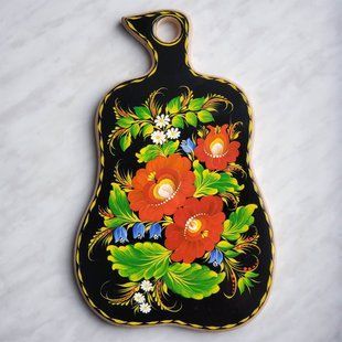Дошка з петриківським розписом М10С (30 x 19 x 1,5 см) TR0304