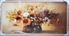 Картина-репродукция "Цветы" (55 x 105 см) RP0114, 55 x 105, от 101 см и более