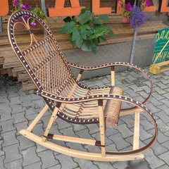 Крісло-качалка з лози (130 x 71 x 122 см) VL009