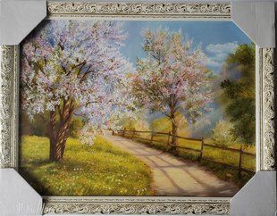 Картина-репродукция "Весенний пейзаж" (35 x 45 см) RP0159