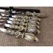 Набор шампуров с бронзовыми ручками Птицы в колчане из натуральной кожи 470013
