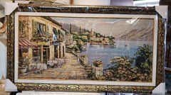 Гобеленова картина з люрексом "Морське узбережжя" (50 x 90 см) GB035-1