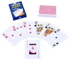 Карты игральные пластиковые Texas Poker (54 шт) 408-30-1_red