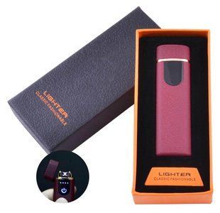 Електроімпульсна запальничка в подарунковій коробці LIGHTER HL-70 Red