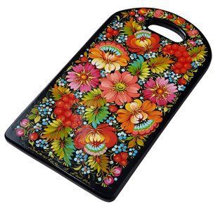 Доска с петриковской росписью (32 x 18 x 1,5 см) TR0530