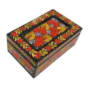 Шкатулка з розписом прямокутна (17,5 x 11 x 7 см) SK0581
