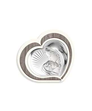 Икона серебряная Valenti Богоматерь с Младенцем (22 x 25 см) L221 4