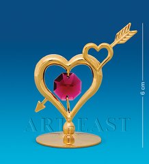 Статуетка Crystal Temptations "Серце зі стрілою" з кол. кр. (h-6 см) AR-1293/1