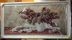 Гобеленова картина з люрексом "Ваза з квітами" (68 x 127 см) GB032