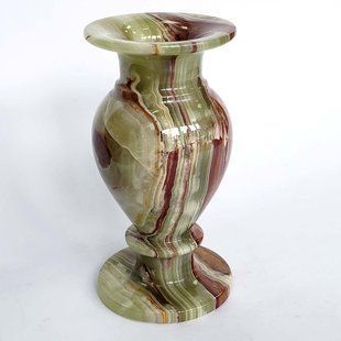 Ваза з оніксу (7,5 x 7,5 x 12 см) FO0013