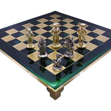Шахи "Мушкетери" Manopoulos (44 x 44 см, зелені) 088-1203S