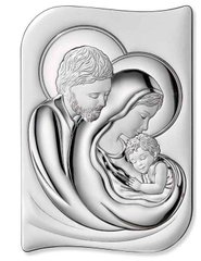 Ікона срібна Sovrani Свята Родина (18 x 24 см) B2645
