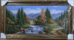 Гобеленова картина "Гірська річка" (48 x 88 см) GB072
