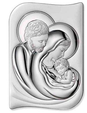 Икона серебряная Sovrani Святое Семейство (18 x 24 см) B2645
