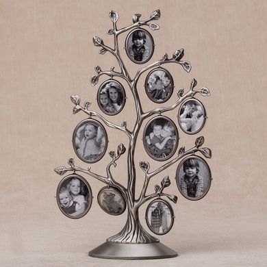 Фоторамка "Семейное дерево" на 10 фото (h-28 см) 003-10C