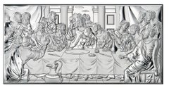Икона серебряная Valenti Тайная Вечеря (15 x 26 см) 81323.5XL