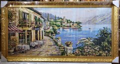 Гобеленовая картина с люрексом "Морское побережье" (68 x 127 см) GB035