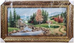 Гобеленовая картина "Водяная мельница" (55 x 95 см) GB073