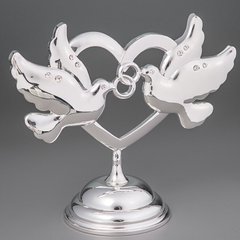 Фигурка "Два голубя на сердце" (19 x 16 см) 142N