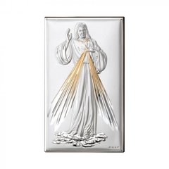 Икона серебряная Valenti Иисус Милосердный (9 x 15 см) 81321 3XL ORO