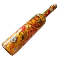 Бутылка с петриковской росписью (0,5 л) IS054