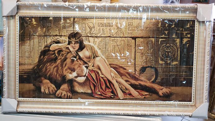 Гобеленовая картина с люрексом "Клеопатра" (49 x 89 см) GB114, 49 x 89, от 51 до 100 см