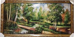 Гобеленовая картина "Река в лесу" (66 x 125 см) GB036