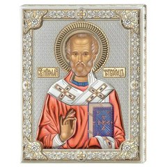 Икона серебряная Valenti Николай Чудотворец (12 x 16 см) 85301