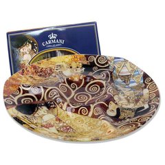 Скляна тарілка "G.Klimt" Carmani (d-29,5 см) 198-8061